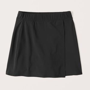 Abercrombie & Fitch Black Traveler Wrap Skort